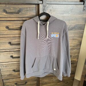 GUC Marine Layer Signature Fleece Graphic Popover Hoodie, Sz Large